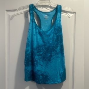Old Navy large teal racer back tank top